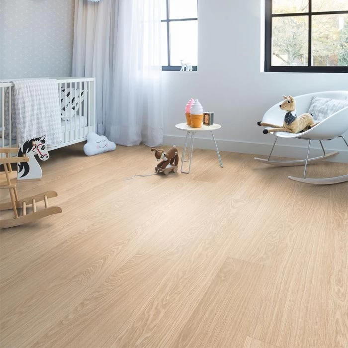 Quick-Step Alpha Vinyl Bloom Pure Oak Blush AVMPU40097 Rigid Vinyl Flooring