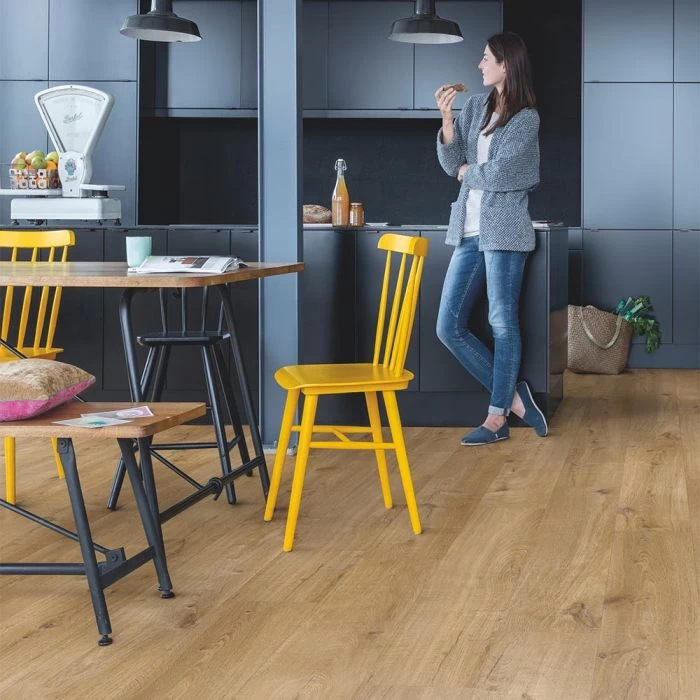 Quick-Step Alpha Vinyl Bloom Cotton Oak Natural AVMPU40104 Rigid Vinyl Flooring