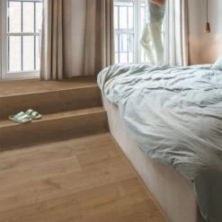 Quick-Step Alpha Vinyl Bloom Elegant Oak Fumed AVMPU40317 Rigid Vinyl Flooring
