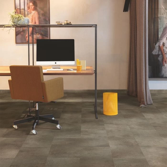 Quick-Step Alpha Vinyl Oro Base Oxidized Rock AVSTT40235 Rigid Vinyl Flooring