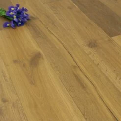 190mm Engineered Rustic Brushed And UV Oiled Honey Smoked Oak Wood Flooring 2.17m²