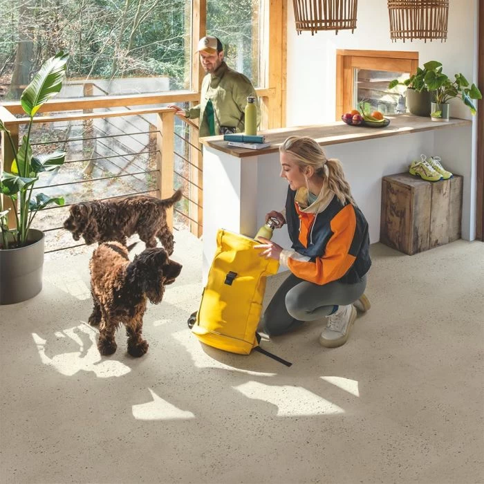 Quick-Step Alpha Vinyl Illume Pebble Concrete AVMTU40276 Rigid Vinyl Flooring - Image 2