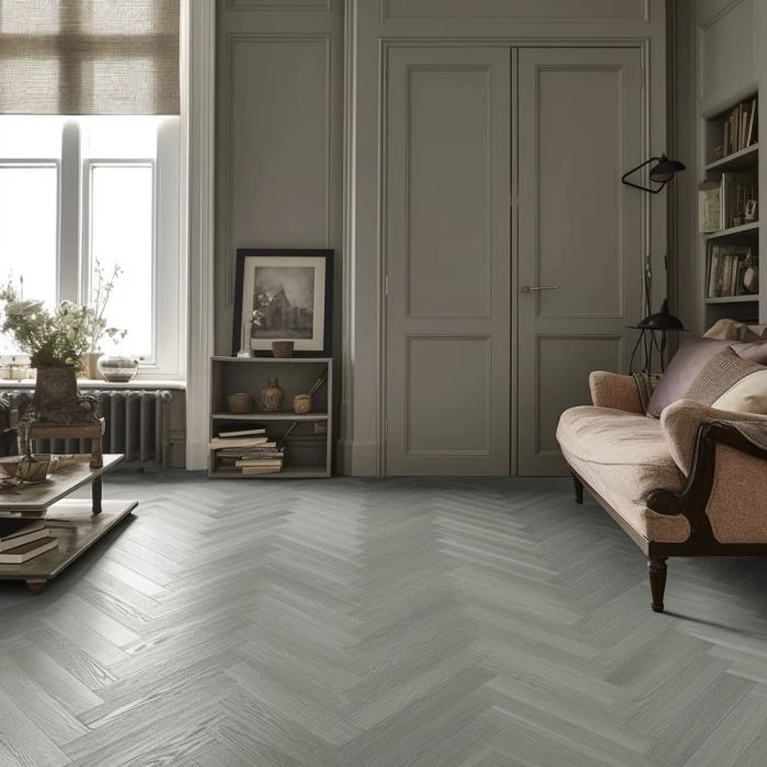 Rigid LVT Herringbone Click Diamond Oak 1.935m²