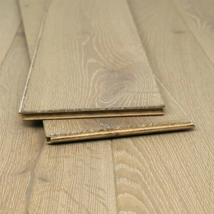 190mm Engineered Rustic Brushed And UV Oiled White Smoked Oak Wood Flooring 2.17m² - Image 4