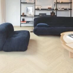 Quick-Step Alpha Vinyl Ciro Herringbone Pure Oak Polar AVHBU40361 Rigid Vinyl Flooring