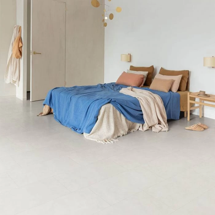 Floorify Small Tile Coquille F529 Click Rigid Vinyl Flooring