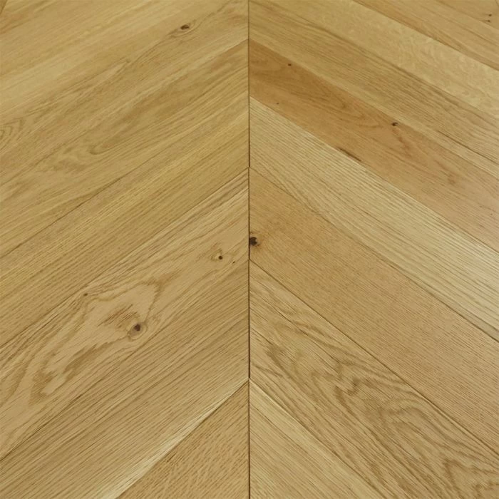 90mm Engineered Brushed & UV Oiled Natural Charnwood Oak Chevron Block Wood Flooring 0.7632m² - Image 4