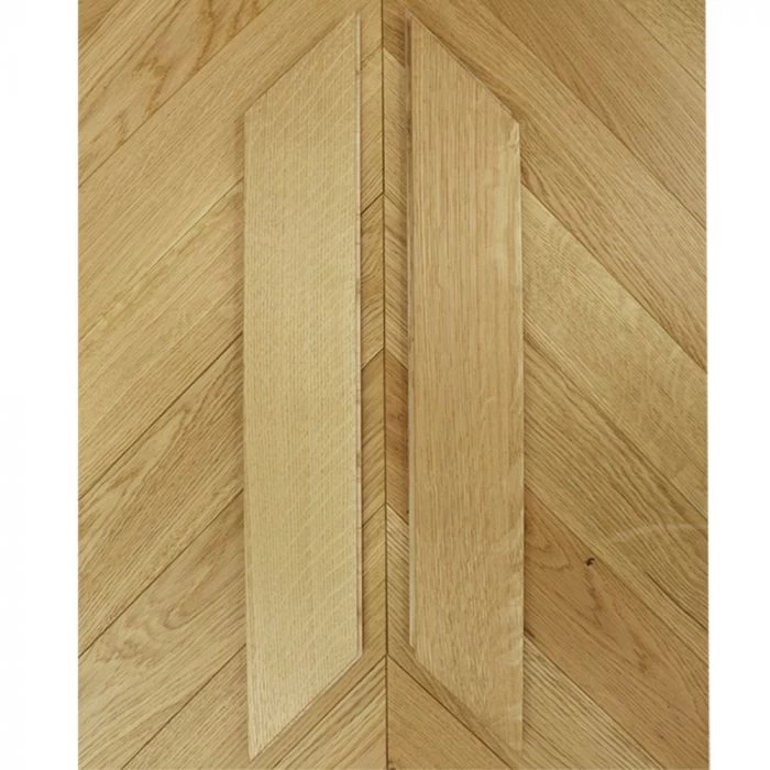 90mm Engineered Brushed & UV Oiled Natural Charnwood Oak Chevron Block Wood Flooring 0.7632m² - Image 6