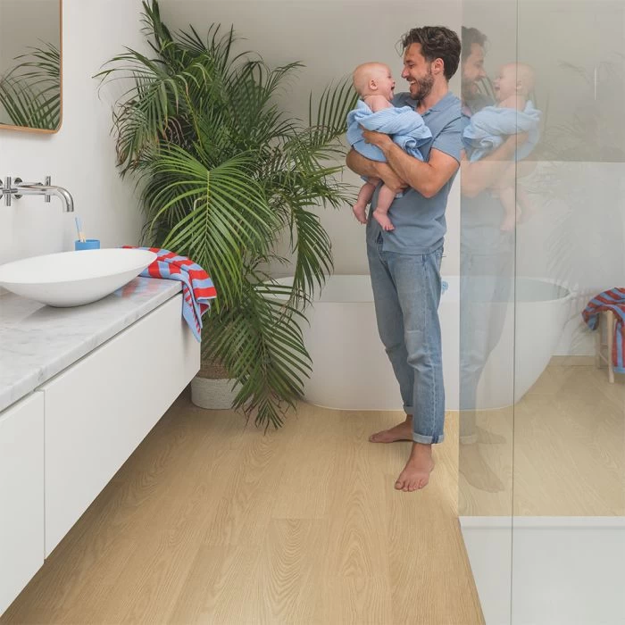 Quick-Step Alpha Vinyl Small Planks Gingerbread Oak AVSP40278 Vinyl Flooring