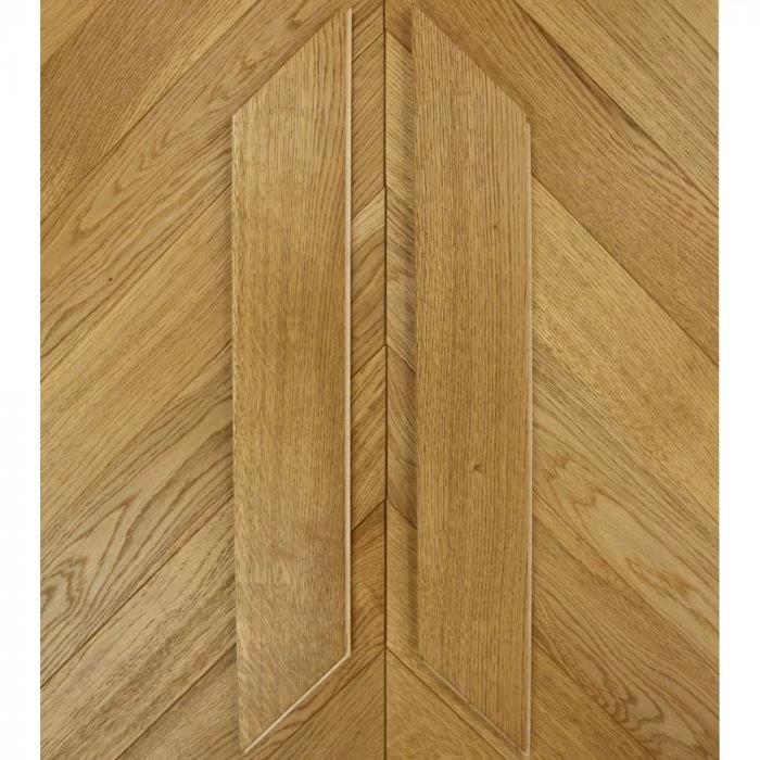 90mm Engineered Brushed & UV Oiled Smoked Charnwood Oak Chevron Block Wood Flooring 0.7632m² - Image 6