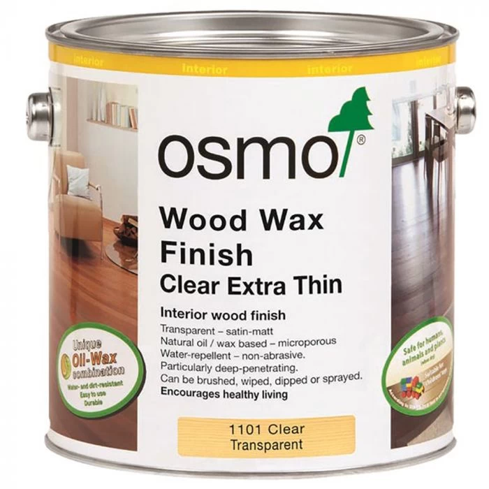 Osmo Wood Wax Finish Clear Extra Thin 1101