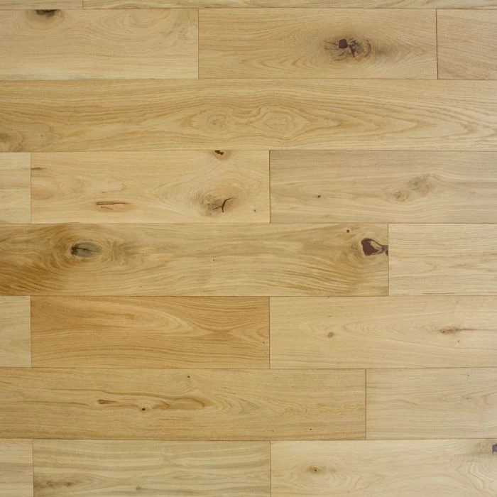 150mm Brushed & UV Oiled Engineered Natural Charnwood Oak Click Wood Flooring 1.08m² - Image 4