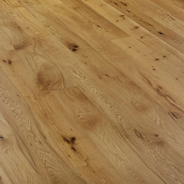 150mm Brushed & UV Oiled Engineered Rustic Oak Wood Flooring 1.71m² - Image 3
