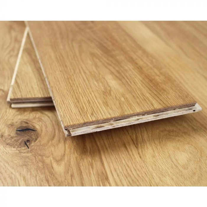 150mm Brushed & UV Oiled Engineered Rustic Oak Wood Flooring 1.71m²