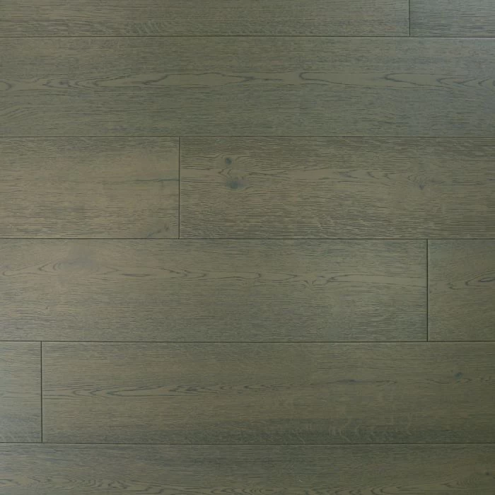 190mm Engineered Dark Grey Brushed Matt Lacquered 1-Strip Oak Wood Flooring 2.88m² - Image 3