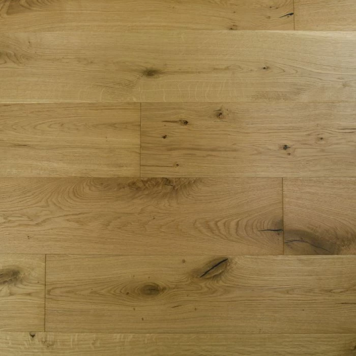 190mm Engineered Light Hand Scraped & Natural Oiled 1-Strip Oak Wood Flooring 2.88m² - Image 3