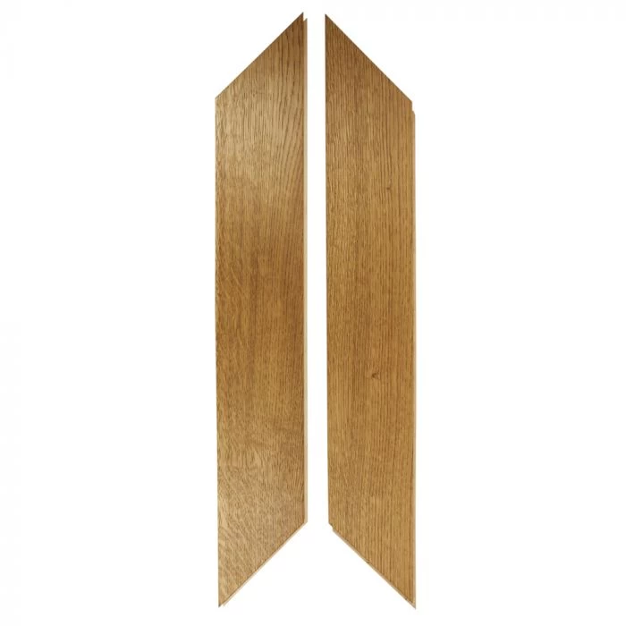90mm Engineered Brushed & UV Oiled Smoked Charnwood Oak Chevron Block Wood Flooring 0.7632m² - Image 7