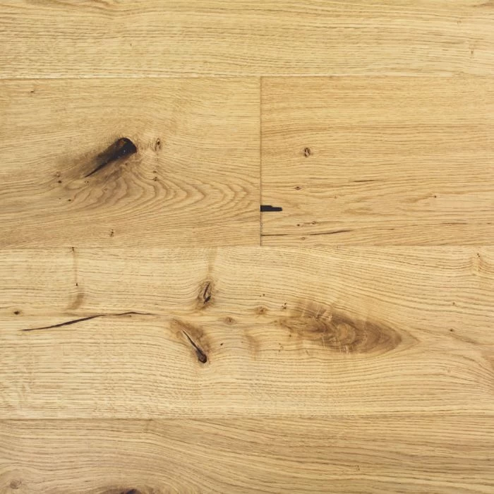180mm Brushed & UV Oiled Engineered Natural Oak Click Wood Flooring 2.77m² - Image 2