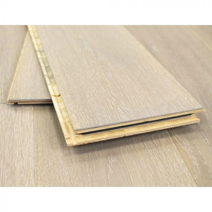 180mm Matt Lacquered Engineered Nordic Grey Oak Click Wood Flooring 2.77m² - Image 3