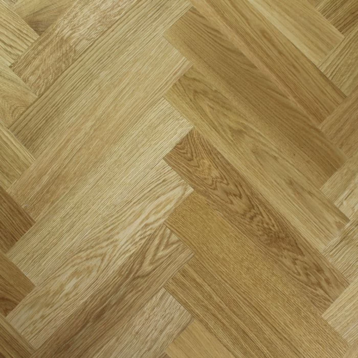70mm Herringbone Engineered Prime Oak Oiled Parquet Wood Flooring 1.47m² - Image 2