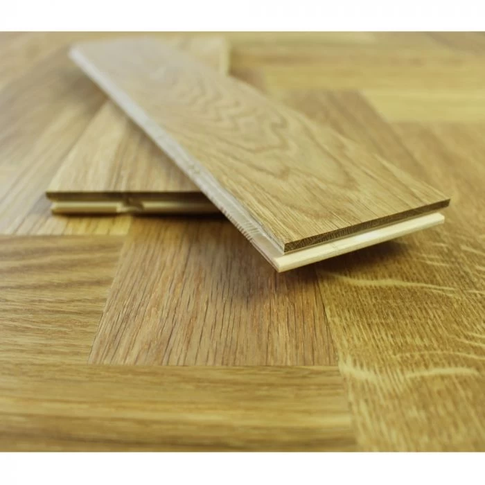 70mm Herringbone Engineered Rustic Oak Oiled Parquet Wood Flooring 1.47m² - Image 3