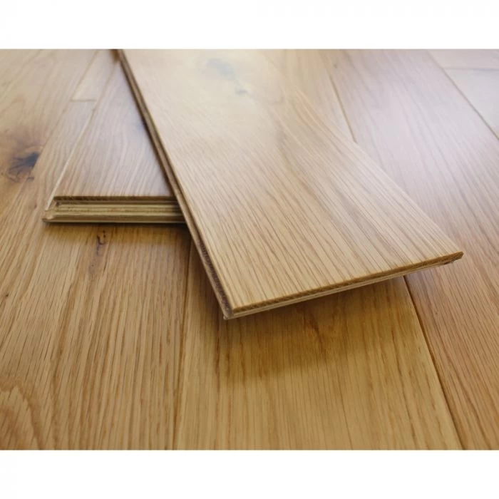 125mm Engineered Matt Lacquered Rustic Oak Wood Flooring 2.2m² - Image 3