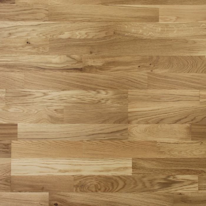 207mm Engineered Matt Lacquered Three Strip Rustic Oak Wood Flooring 3.18m² - Image 2