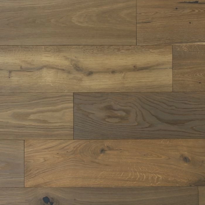 190mm Engineered Brushed And UV Oiled Light Smoked Oak Wood Flooring 2.09m² - Image 3