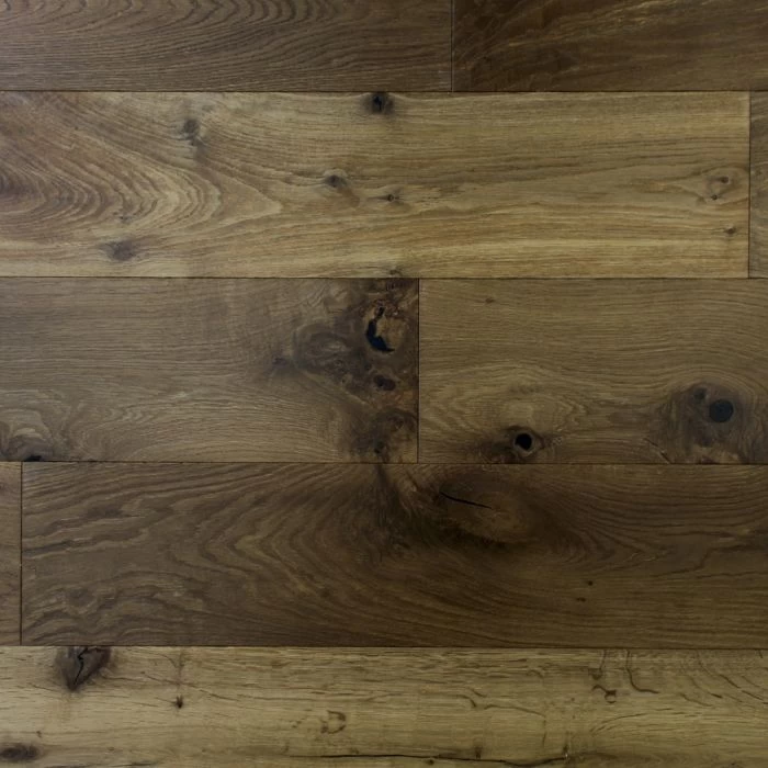 190mm Engineered Brushed And UV Oiled Autumn Bronze Oak Wood Flooring 1.81m² - Image 2
