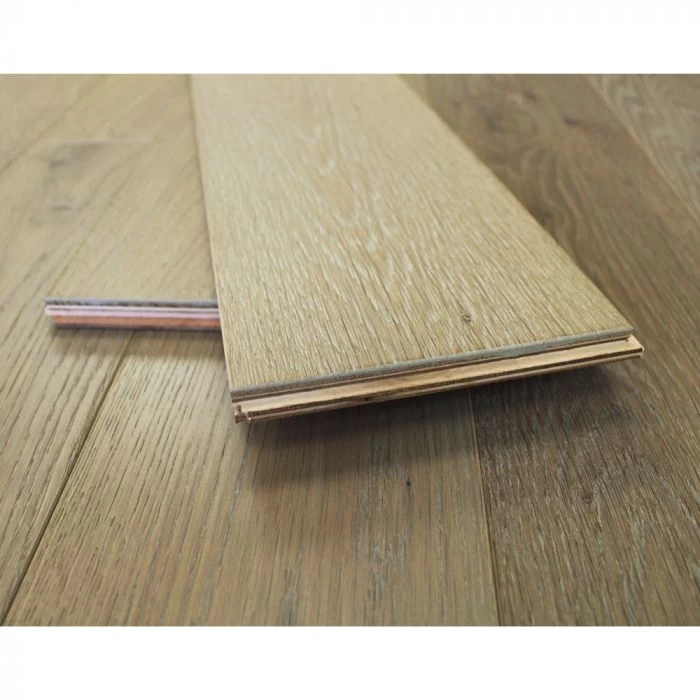 150mm Brushed & Oiled Engineered Washed Smoked Oak 18mm Wood Flooring 1.98m² - Image 2