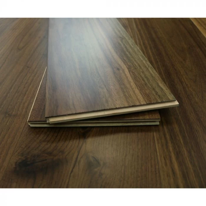 189mm Engineered Lacquered 14mm Walnut Wood Flooring 2.89m² - Image 3