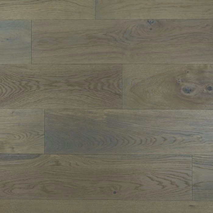 190mm Engineered Brushed & Oiled Grey Haze Oak Wood Flooring 2.88m² - Image 2