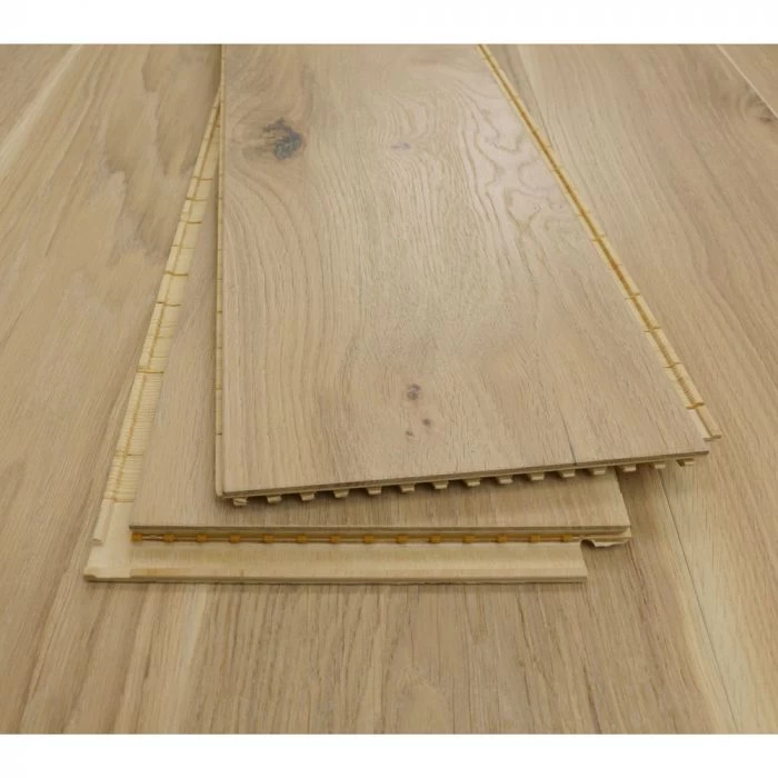 187mm Engineered Brushed & White Oiled Icy Frost Oak Wood Flooring 2.72m² - Image 3