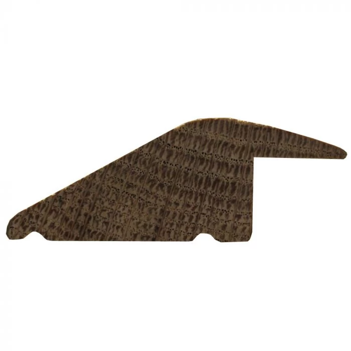 Solid Oak 18mm R Section Door Bar Threshold Ramp - Image 2